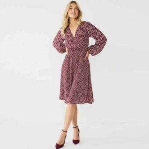 Draper James Burgundy Midi Dress